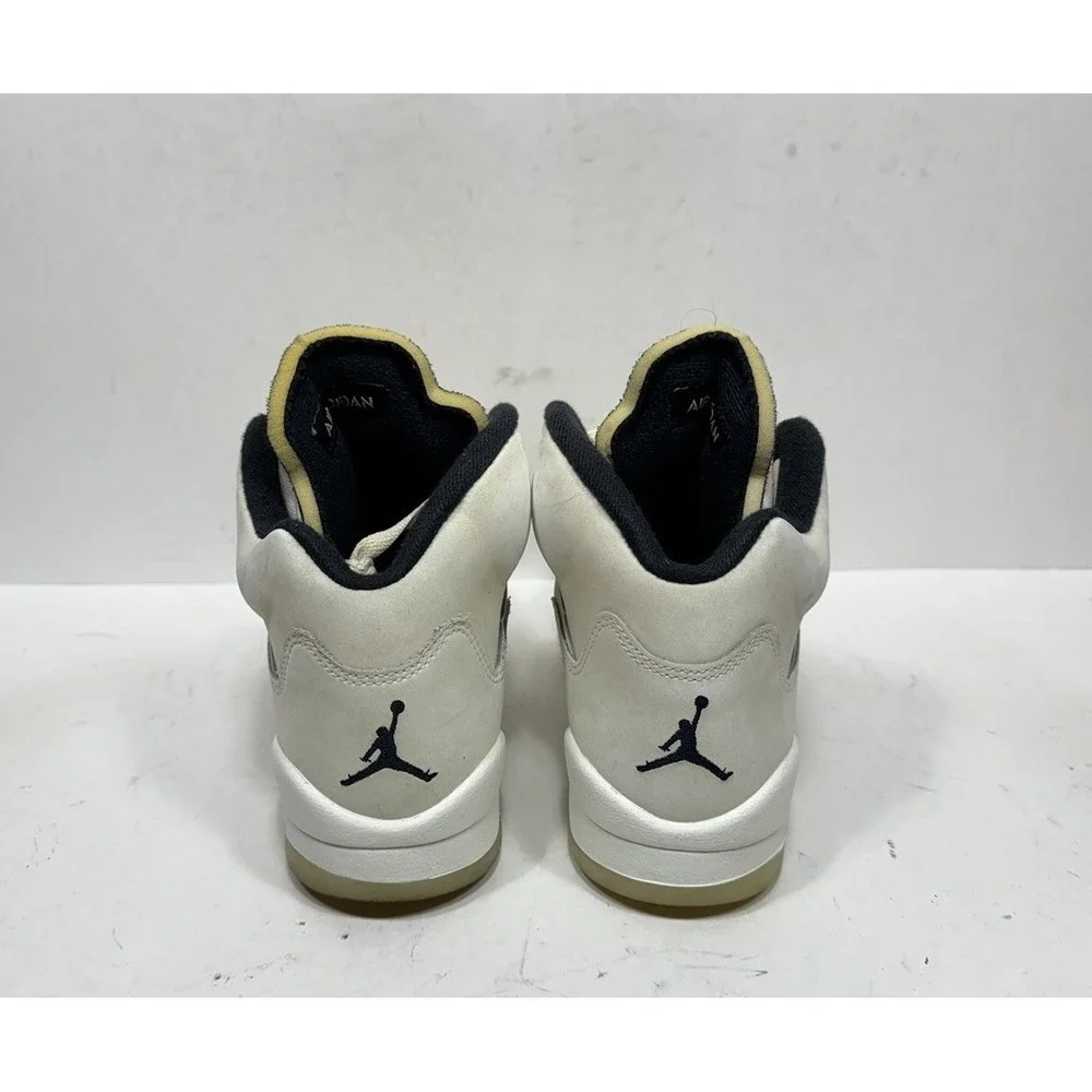 Jordan‎ Air Jordan 5 Retro SE GS Sail Black Leather 6.5Y / Womens 8 FQ3682-100